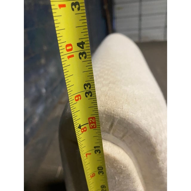 Eggshell 1970s A Rare & Unusual Chair Designed and Built by Paul Evans For Sale - Image 8 of 15