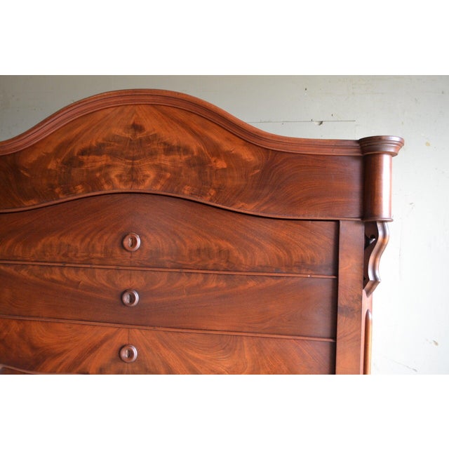 Mahogany One-Door Secretary Cabinet For Sale - Image 5 of 9