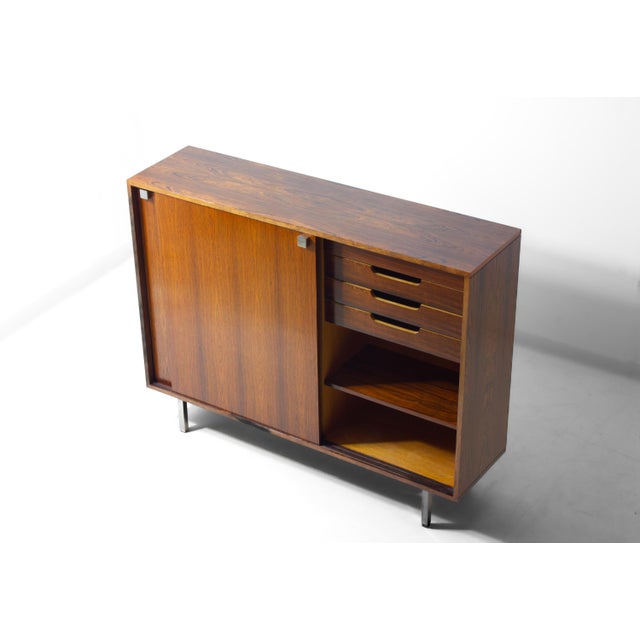 Brown Storage Cabinet in Teak by Alfred Hendrickx, 1960 For Sale - Image 8 of 13
