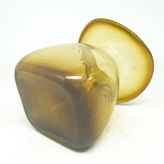 Vase by J. Słuczan-Orkusz for Cracow Institute for Glassworks, Poland, 1970s For Sale - Image 4 of 15