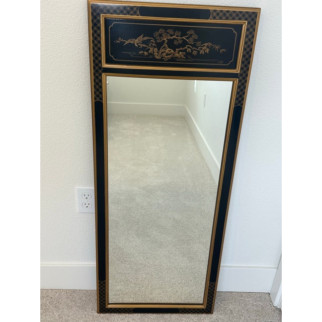 This Versatile mirror has been used in a hallway, living room, powder room, and living room. It has been kept in pristine...