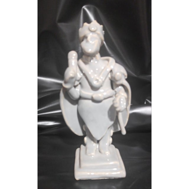 Chess Set by Cerámicas Benlloch for Manises, 1980s, Set of 33 For Sale - Image 4 of 17
