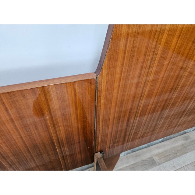 Mid-Century Walnut Double Bed, 1960 For Sale - Image 4 of 18