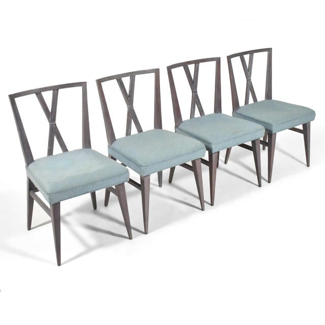 Charak Furniture Company Tommi Parzinger Dining Chairs by Charak Modern (Set of Six) For Sale - Image 4 of 9