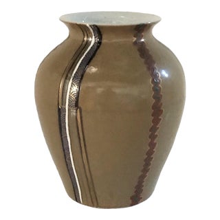 Asian Mid Century Ceramic Vase Modern Decoration Japan, 1950s For Sale