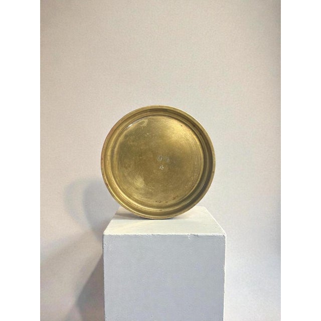 Mid-Century Modern Swedish Pewter and Brass Vase with Handle by JLH, 1957 For Sale - Image 9 of 10