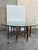 Mid-Century Modern Large Elegant Restored Vintage Circular Dining or Center Table by McGuire . For Sale - Image 3 of 8