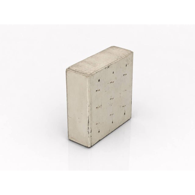 Vintage French Metal Medicine Cabinet, 1940s For Sale - Image 10 of 13