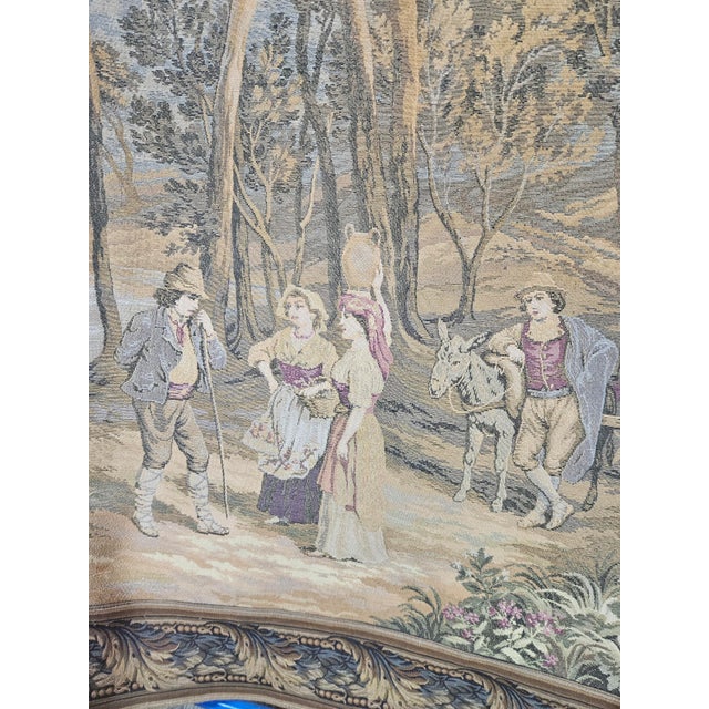 Tapestry with Idyllic Forest Motif from Aubusson, France, Late 19th Century For Sale - Image 16 of 18