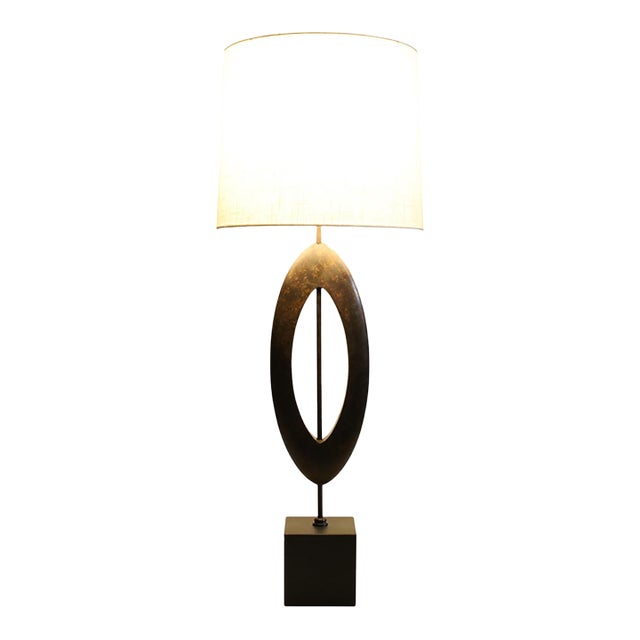 Porta Romana Patinated Copper "Manhattan" Lamp, 2000s For Sale