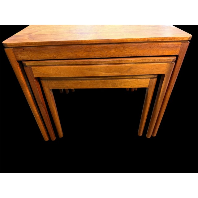 Drexel Nesting Tables Declaration 1960 Kipp Stewart Set of 3 For Sale - Image 9 of 10