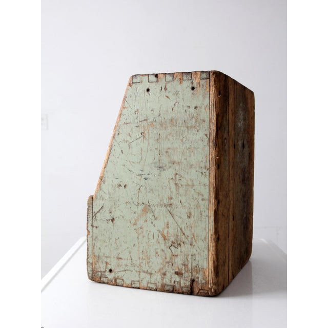 Early 20th Century Vintage Bell System Wood Tool Box For Sale - Image 5 of 17