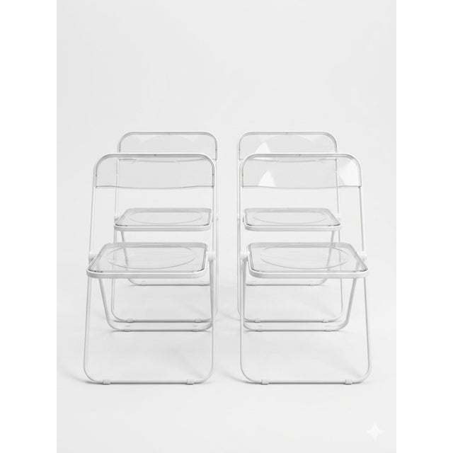 1970s Folding Chairs from Stua, Spain, 1980s, Set of 4 For Sale - Image 5 of 5