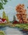 Cabin 1970s Landscape Needlepoint Textile Art Signed K/N For Sale - Image 3 of 5