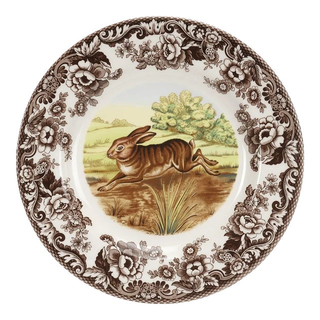 Spode Woodland Dinner Plate 10.5", Rabbit For Sale
