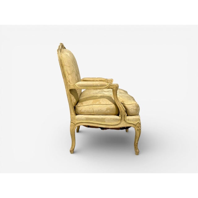Maison Jansen, Louis XVI Armchairs, Giltwood, Fabric, France, 20th C. For Sale - Image 11 of 14