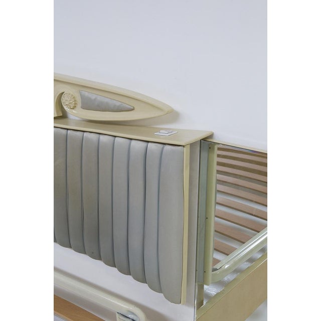 Italian Bed by Giovanni Gariboldi for Gina Lollobrigida, 1950s For Sale - Image 12 of 16