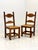 Pair of Mid-Century Mexican Rustic Pine Chairs With Carved Razor Blade Backs and Legs For Sale - Image 10 of 16
