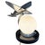 1980s Art Deco Machined Age Aluminum Fighter Airplane Table Lamp by Sarsaparilla For Sale - Image 11 of 11