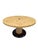 Mid Century Modern Burl Pedestal Table with Macassar Ebony Base In the Manner of Milo Baughman By Henredon Mid-Century...
