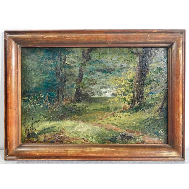 Landscape, Early 20th Century, Oil Painting on Canvas For Sale - Image 12 of 12