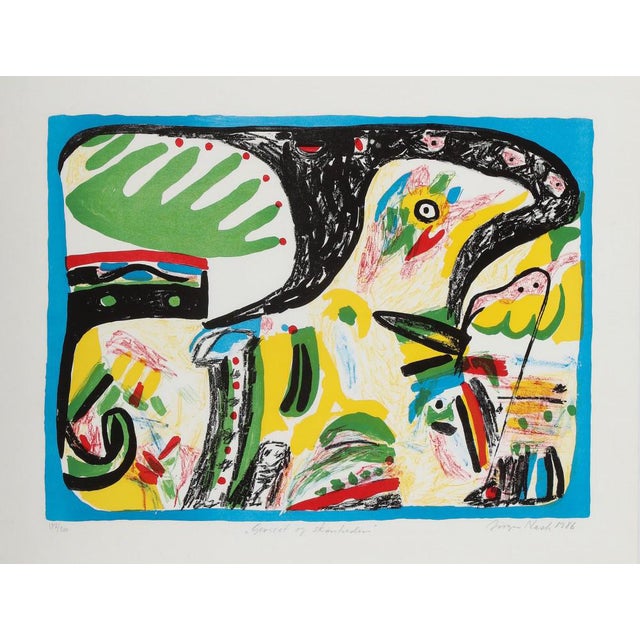 Jørgen Nash, Antlers and Beauty, Lithograph For Sale