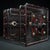 1970s Rosewood Birdcage With Gemstone Inlay and Ceramic Feeders For Sale - Image 5 of 9