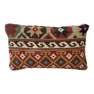 Contemporary Pillow Made From 19th Century Tribal Ghashghai