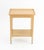 J. Robert Scott Lacquered Wood End Table, plaque label to underside, with two tiers above casters. 20" H x 15.5" W x 10.5"...