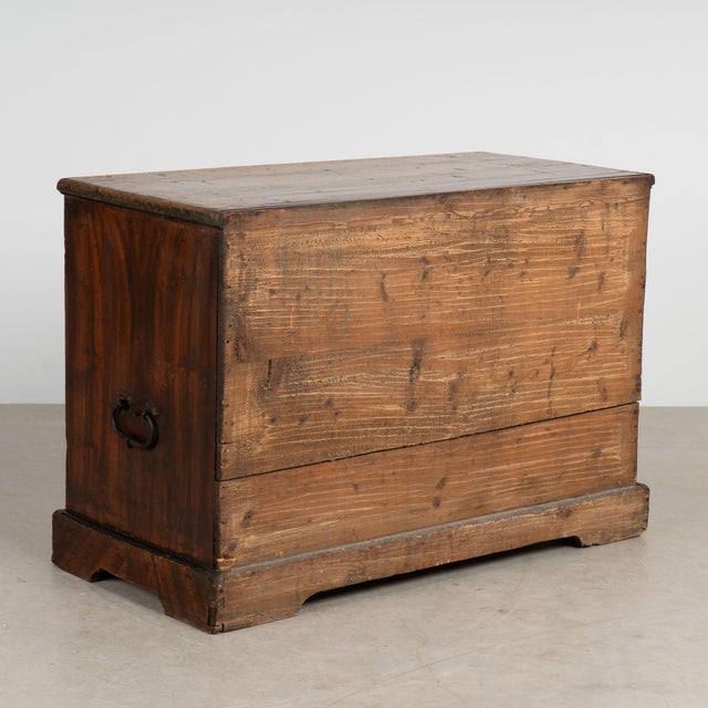 19th Century Original Hand Painted Large Chest of Three Drawers From Hungary For Sale - Image 18 of 18