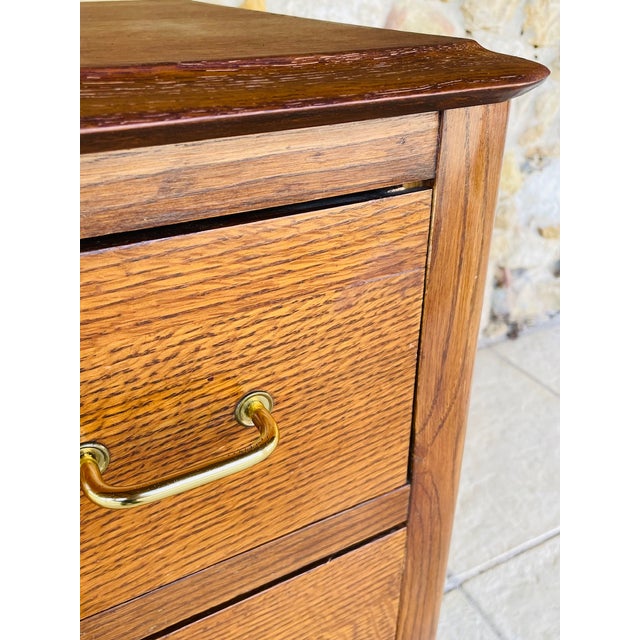 Brown Mid-Century Modern Chest of Drawers in Walnut, 1950s For Sale - Image 8 of 18