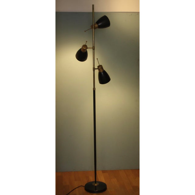 French Three-Light Floor Lamp from Monix, 1950s For Sale - Image 4 of 13