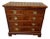 Late 20th Century Hekman Copley Place Georgian Chippendale Style Inlaid Flame Mahogany Bachelors Chest/ Nighstand For Sale