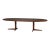 1970s Danish Modern Rosewood Oval Dining Table For Sale