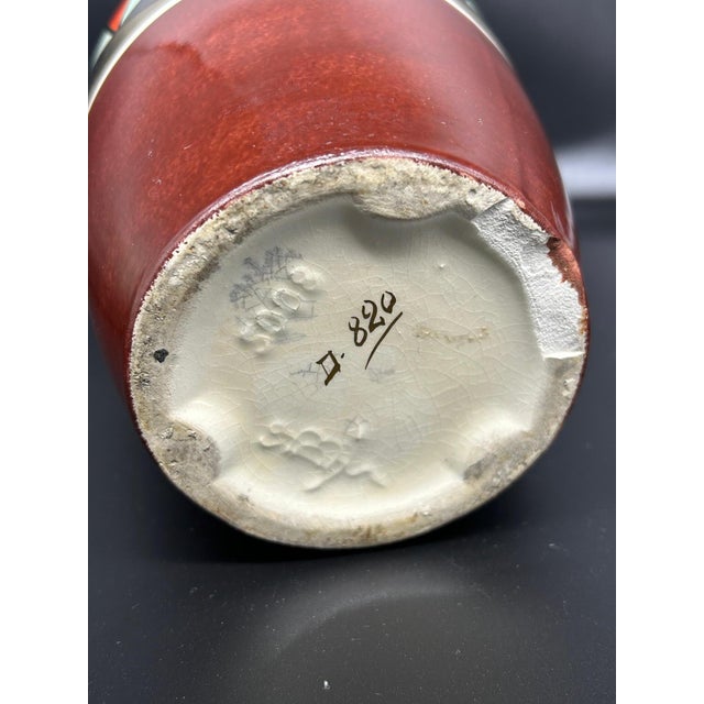 Earthenware Vase by Gustave de Bruyn for Fives - Lille, 1920s For Sale - Image 11 of 14