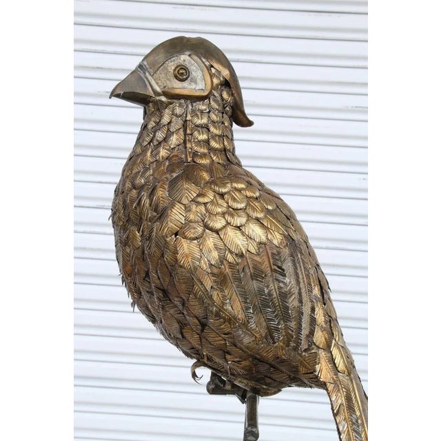 Vintage Sergio Bustamante Pheasant Bird Sculpture 54/100 Signed For Sale In Houston - Image 6 of 12