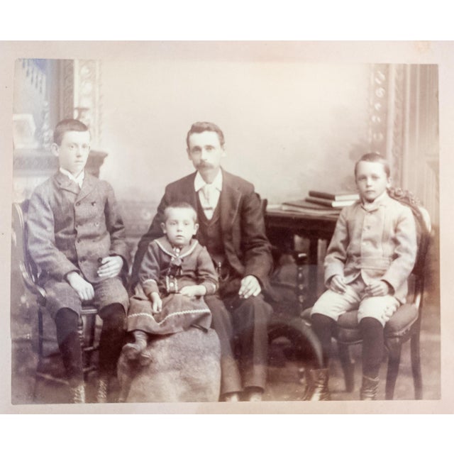 We are selling this great American Victorian lemon gold frame with stenciled design. The nice frame is currently housing a...