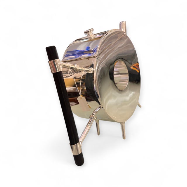 Antique Silver Circular Teapot by Christopher Dresser, 1890s For Sale - Image 6 of 8