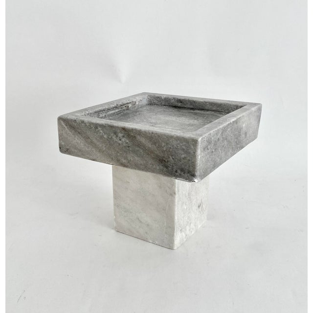 Square Marble Display Pedestal For Sale - Image 4 of 8