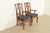 Henredon Henredon Georgian Carved Solid Oak Armchairs, Pair For Sale - Image 4 of 16