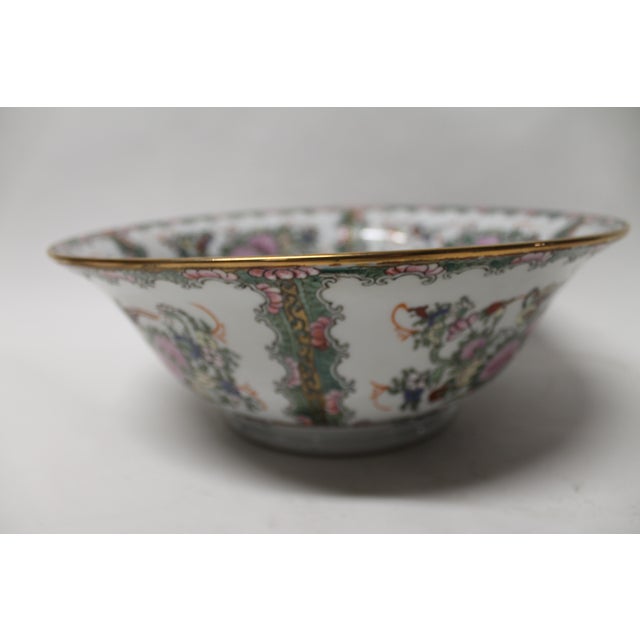 Mid 20th Century Mid 20th Century Mid Century Famille Rose Chinese Porcelain Bowl For Sale - Image 5 of 10