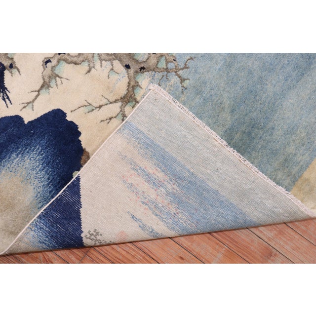 Textile Early 20th Century Tibetan Pictorial Throw Rug - 2'5" x 5' For Sale - Image 7 of 8