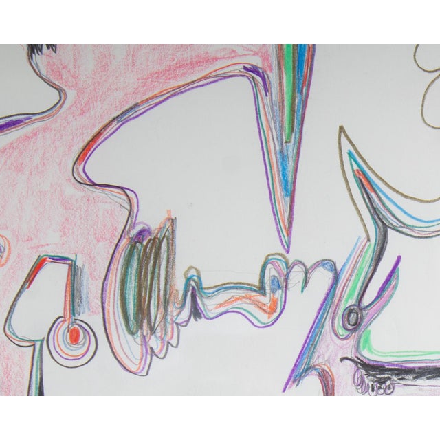 1983 “After the Storm” Abstract Mixed Media Drawing by Harry Hilson For Sale - Image 9 of 9