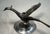 Antique Silverplate Swan Bird Brandy Glass Warmer Table Top Oil Lamp Heater For Sale - Image 10 of 12
