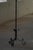 1930s Art Deco Danish Iron Floor Lamp with Tripod Base and Floral Lampshade, 1940s For Sale - Image 5 of 18