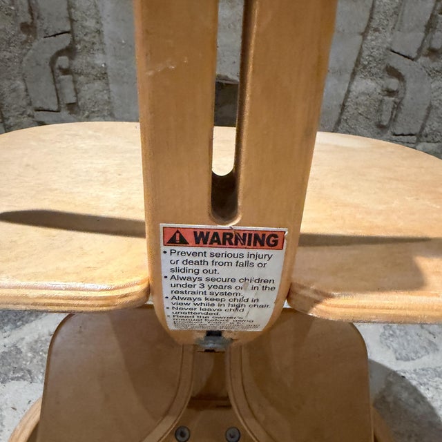 Mid-Century Modern Vintage Svan Signet Adjustable High Chair Junior Chair Scandinavian Modern For Sale - Image 3 of 16