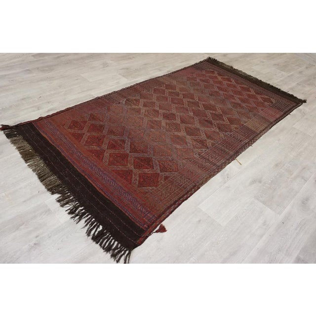 Vintage Nomadic Turkmen Sarma Kilim Rug, 1920s For Sale - Image 3 of 18
