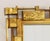 1970s Mid-Century Brutalist Gold Leaf Gilt Mirror from Syrocco, New York, 1970 For Sale - Image 5 of 9