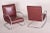 1930s Burgundy Tubular Armchairs, 1930s, Set of 2 For Sale - Image 5 of 10