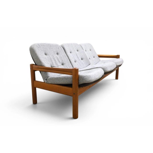 Mid-Century Modern Danish Teak Sofa by Domino Møbler, Denmark For Sale - Image 4 of 7